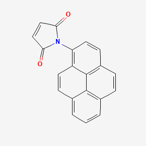 1-(Pyren-1-yl)-1H-pyrrole-2,5-dione chemical structure (CAS 42189-56-0)
