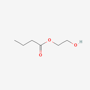 2-Hydroxyethyl butyrate chemical structure (CAS 4219-46-9)