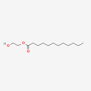 2-Hydroxyethyl dodecanoate chemical structure (CAS 4219-48-1)