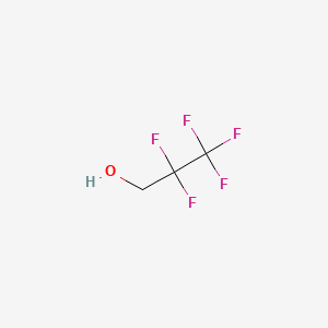 2,2,3,3,3-Pentafluoro-1-propanol chemical structure (CAS 422-05-9)