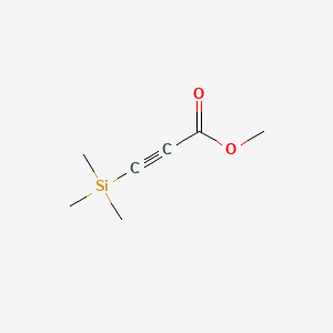 Methyl 3-(trimethylsilyl)propiolate chemical structure (CAS 42201-71-8)