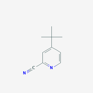 4-(tert-Butyl)picolinonitrile chemical structure (CAS 42205-73-2)