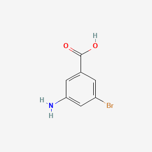 3-Amino-5-bromobenzoic acid chemical structure (CAS 42237-85-4)