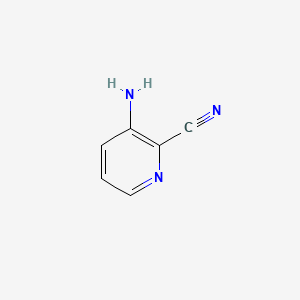 3-Amino-2-pyridinecarbonitrile chemical structure (CAS 42242-11-5)