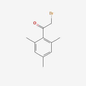 2-Bromo-1-mesitylethanone chemical structure (CAS 4225-92-7)