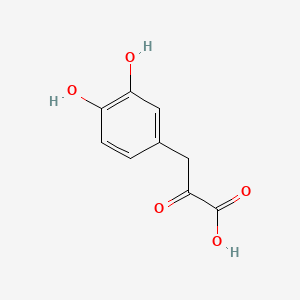 3-(3,4-Dihydroxyphenyl)-2-oxopropanoic acid chemical structure (CAS 4228-66-4)
