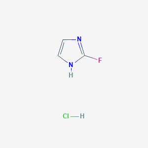 2-Fluoro-1H-imidazole hydrochloride chemical structure (CAS 42309-92-2)