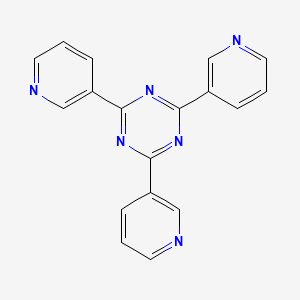 2,4,6-Tri(pyridin-3-yl)-1,3,5-triazine chemical structure (CAS 42333-76-6)