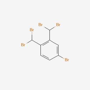 4-Bromo-1,2-bis(dibromomethyl)benzene chemical structure (CAS 4235-46-5)