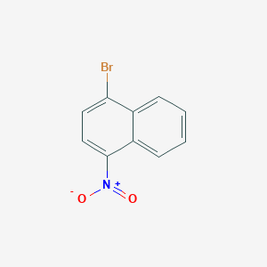 1-Bromo-4-nitronaphthalene chemical structure (CAS 4236-05-9)