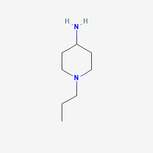 1-Propylpiperidin-4-amine chemical structure (CAS 42389-59-3)