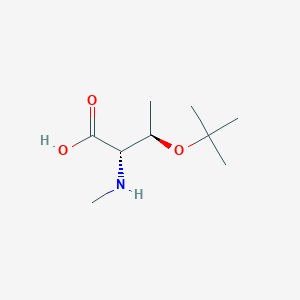 N-Me-Thr(Tbu)-OH chemical structure (CAS 42417-72-1)