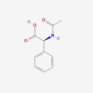 (S)-2-Acetamido-2-phenylacetic acid chemical structure (CAS 42429-20-9)