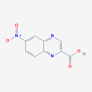 6-Nitroquinoxaline-2-carboxylic acid chemical structure (CAS 4244-37-5)