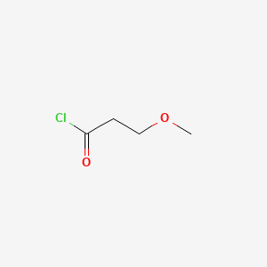 3-Methoxypropanoyl chloride chemical structure (CAS 4244-59-1)