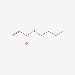 Acrylicacidisoamylester chemical structure (CAS 4245-35-6)