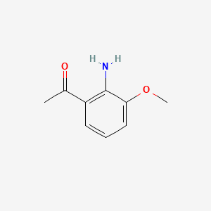 1-(2-Amino-3-methoxyphenyl)ethanone chemical structure (CAS 42465-54-3)