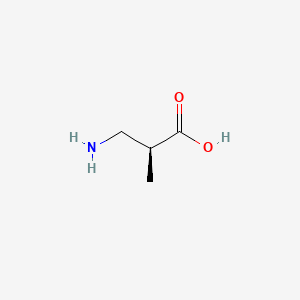 (S)-3-Amino-2-methylpropanoic acid chemical structure (CAS 4249-19-8)