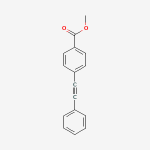 Methyl 4-(phenylethynyl)benzoate chemical structure (CAS 42497-80-3)