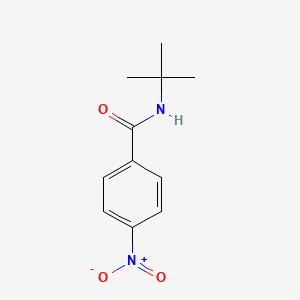 N-tert-Butyl-4-nitro-benzamide chemical structure (CAS 42498-30-6)