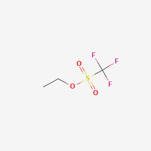 Ethyl trifluoromethanesulfonate chemical structure (CAS 425-75-2)