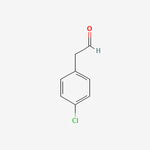 (4-Chlorophenyl)acetaldehyde chemical structure (CAS 4251-65-4)