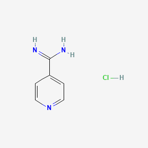 Isonicotinimidamide xhydrochloride chemical structure (CAS 42518-06-9)