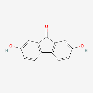 2,7-Dihydroxy-9-fluorenone chemical structure (CAS 42523-29-5)