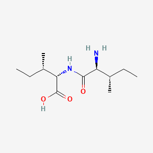 (2S,3S)-2-((2S,3S)-2-Amino-3-methylpentanamido)-3-methylpentanoic acid chemical structure (CAS 42537-99-5)