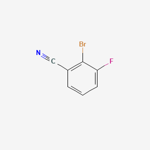 2-Bromo-3-fluorobenzonitrile chemical structure (CAS 425379-16-4)