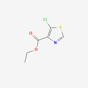 Ethyl 5-chlorothiazole-4-carboxylate chemical structure (CAS 425392-45-6)
