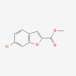Methyl 6-bromobenzofuran-2-carboxylate chemical structure (CAS 425675-94-1)