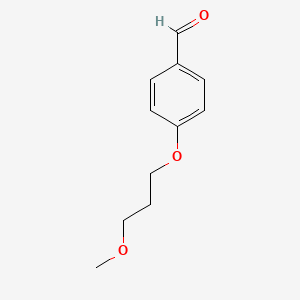4-(3-Methoxypropoxy)benzaldehyde chemical structure (CAS 42580-35-8)