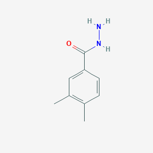 3,4-Dimethylbenzohydrazide chemical structure (CAS 42596-61-2)
