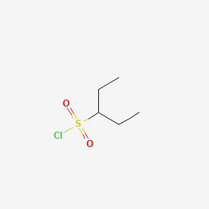 Pentane-3-sulfonyl chloride chemical structure (CAS 42603-81-6)