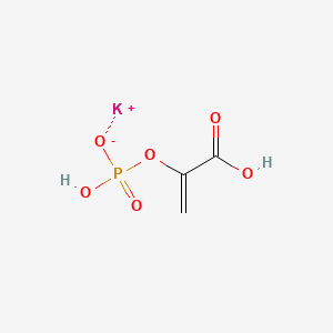 Potassium 1-carboxyvinyl hydrogenphosphate chemical structure (CAS 4265-07-0)
