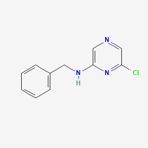 N-Benzyl-6-chloropyrazin-2-amine chemical structure (CAS 426829-61-0)