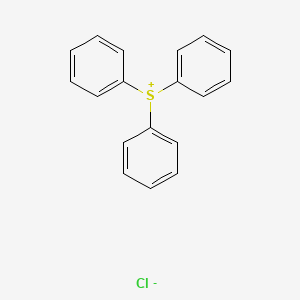 Triphenylsulfonium chloride chemical structure (CAS 4270-70-6)