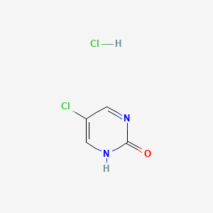 5-Chloropyrimidin-2(1H)-one hydrochloride chemical structure (CAS 42748-90-3)