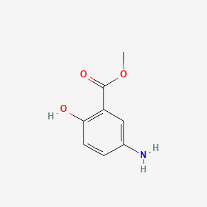 Methyl 5-amino-2-hydroxybenzoate chemical structure (CAS 42753-75-3)