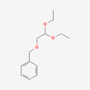 Benzyloxyacetaldehyde diethyl acetal chemical structure (CAS 42783-78-8)