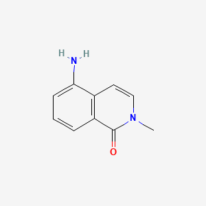 5-Amino-2-methylisoquinolin-1(2H)-one chemical structure (CAS 42792-97-2)