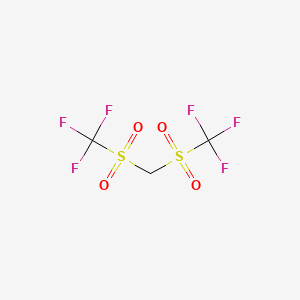 Bis((trifluoromethyl)sulfonyl)methane chemical structure (CAS 428-76-2)