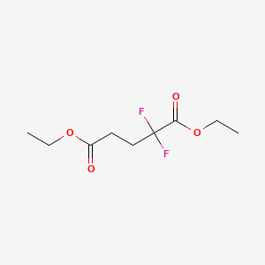 Diethyl 2,2-difluoropentanedioate chemical structure (CAS 428-97-7)