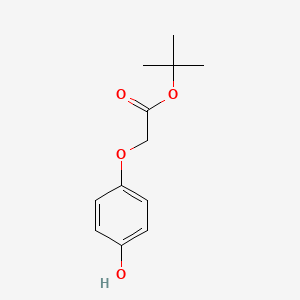 tert-Butyl 2-(4-hydroxyphenoxy)acetate chemical structure (CAS 42806-92-8)