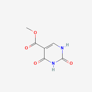 Methyl 2,4-dioxo-1,2,3,4-tetrahydropyrimidine-5-carboxylate chemical structure (CAS 42821-92-1)
