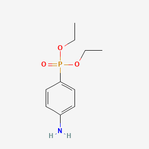 Diethyl (4-aminophenyl)phosphonate chemical structure (CAS 42822-57-1)