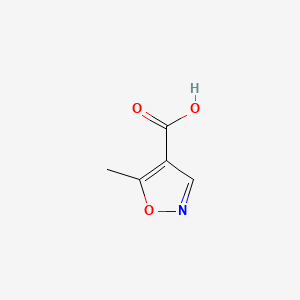 5-Methylisoxazole-4-carboxylic acid chemical structure (CAS 42831-50-5)