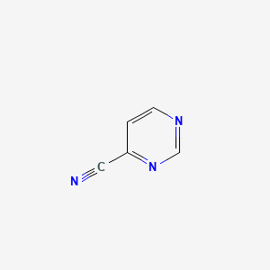 4-Cyanopyrimidine chemical structure (CAS 42839-04-3)