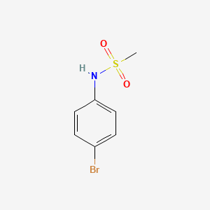 N-(4-Bromophenyl)methanesulfonamide chemical structure (CAS 4284-50-8)
